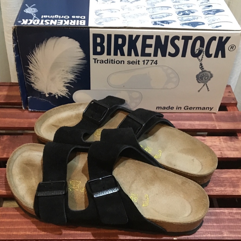 Suede Birkenstocks  Arizona